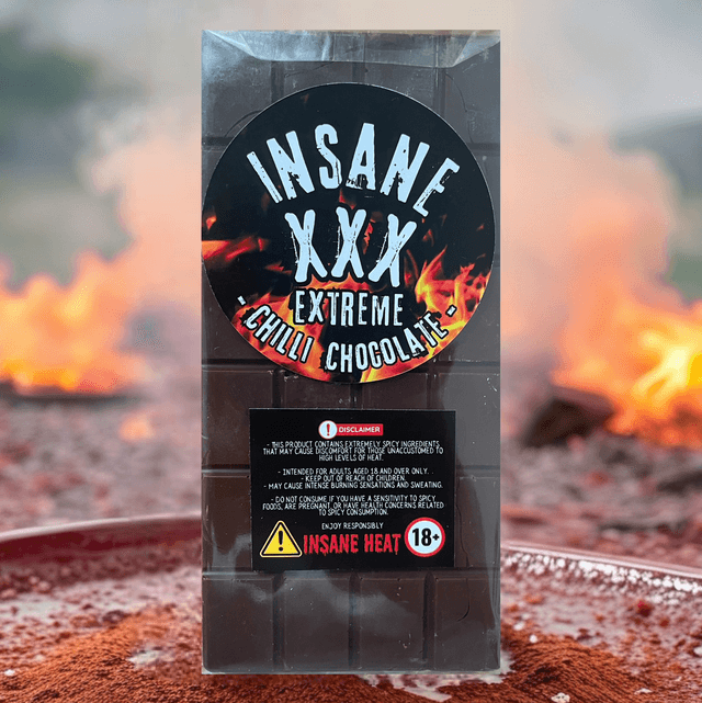 INSANE XXX Chilli Chocolate Bar 